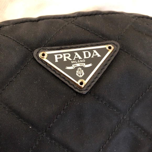 Auth Prada Tessuto Impuntu Nylon Quilted Crossbody - Picture 4 of 10
